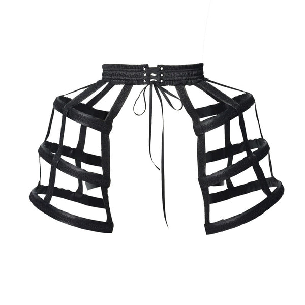 Thriller Scarlet Gothic Trailing Skirt