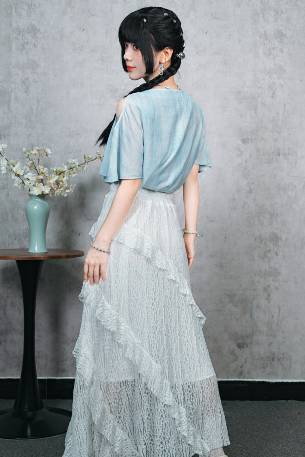 エキセントリックハウスオフショルダートップス