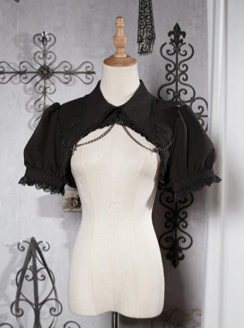 Lolita Gothic Elegant Puff Sleeve Bolero Jacket