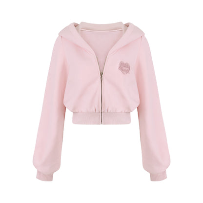 スイートピンキーアメリカンパーカー+トップス+ショートパンツ