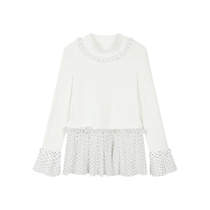 Lace Dreamland Velvet Blouse