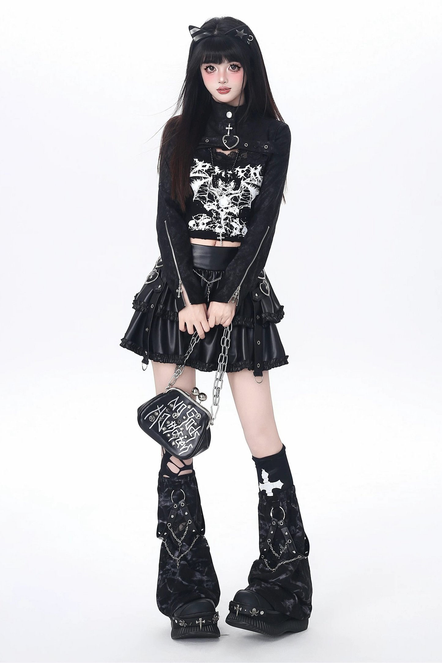 タイダイチェーンレッグウォーマー