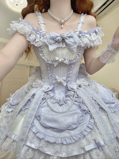 [Order Deadline: October 3] Pearl Rose Ballet Style Pure Elegant Dress