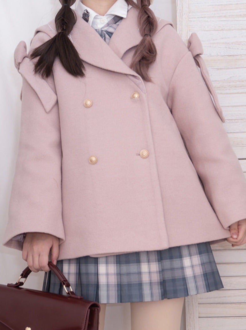 Love Letter Short Wool Coat