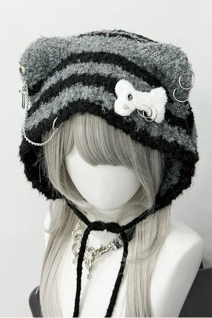 Cat Ear Knit Hat