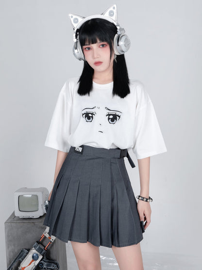 2D Innocent Eyedrop Shoulder T-shirt