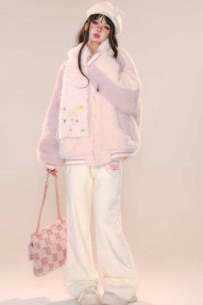 プラスフリースルーズコットンパンツ