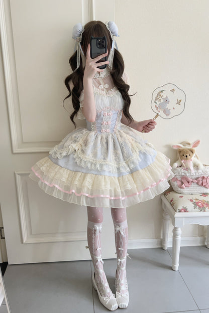 Sweet Ballet Style Lolita Suspender JSK Dress