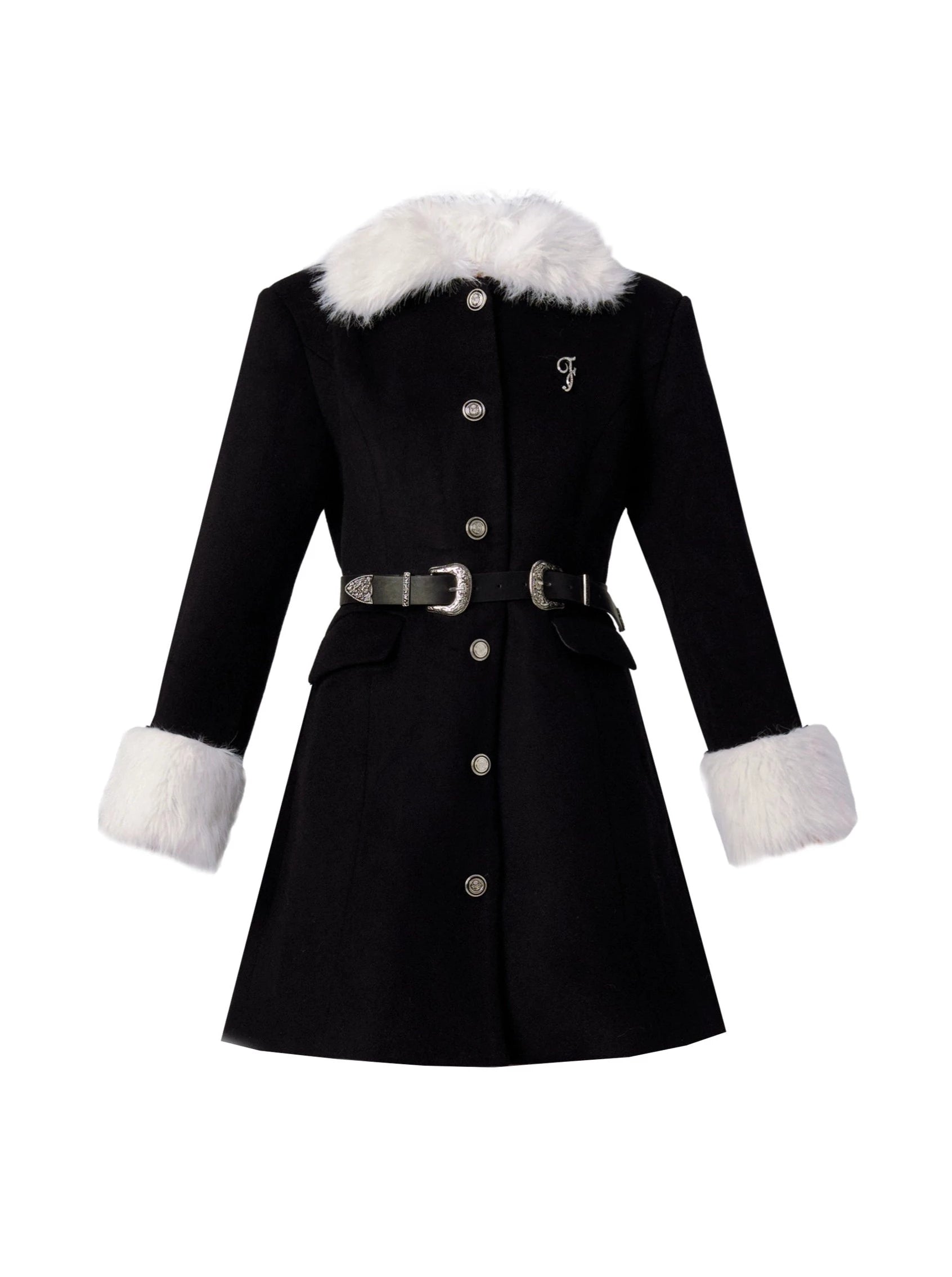 Farry faux fur jacket black online