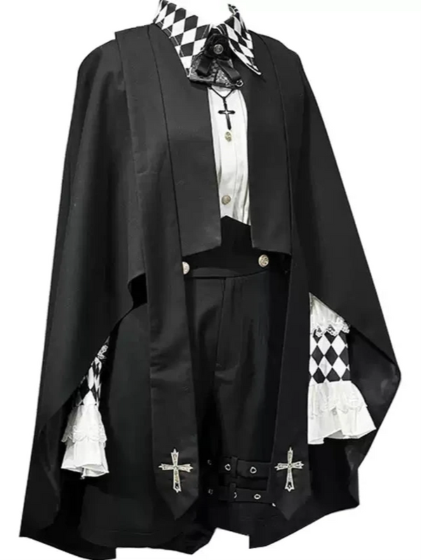 ファンタジーパラダイスプリンスコーデケープスーツセットアップ