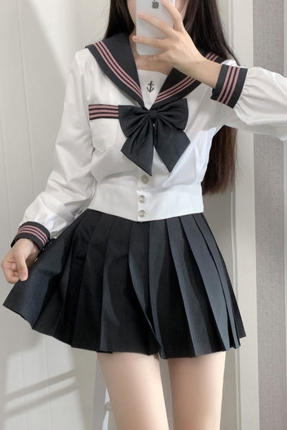 JKシリーズセーラー服+プリーツスカート