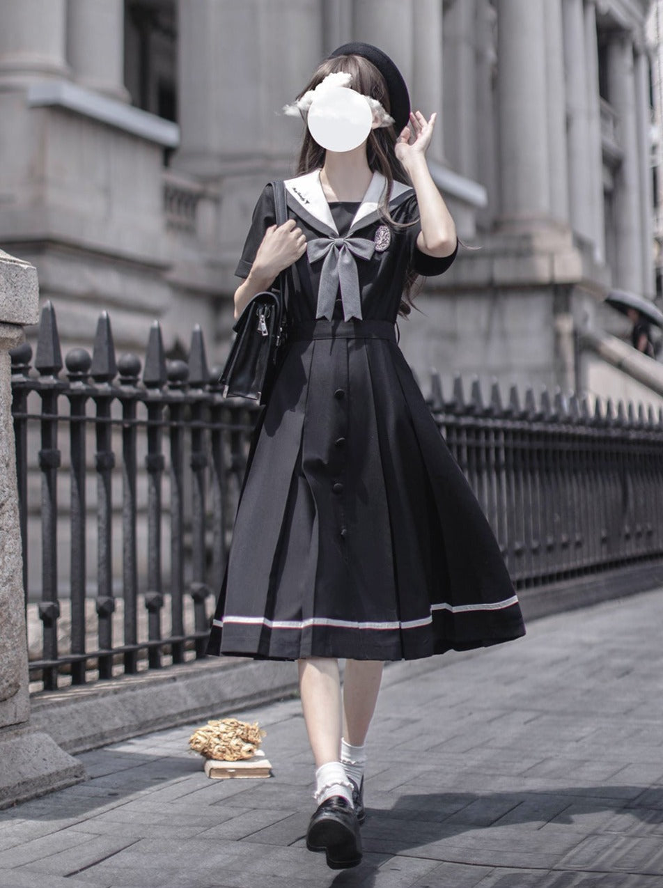 Sailor Six-Suite Dress + Ribbon + Badge