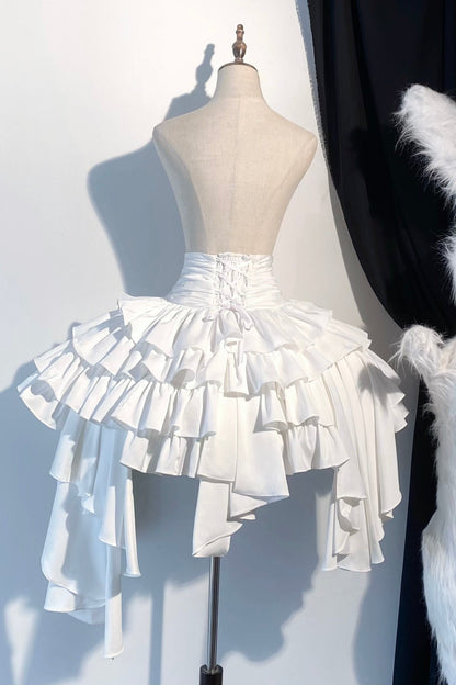 【2月21日予約締切】フォギーナイトローズゴシックロリータラッフルシャツ＋イレギュラースカート