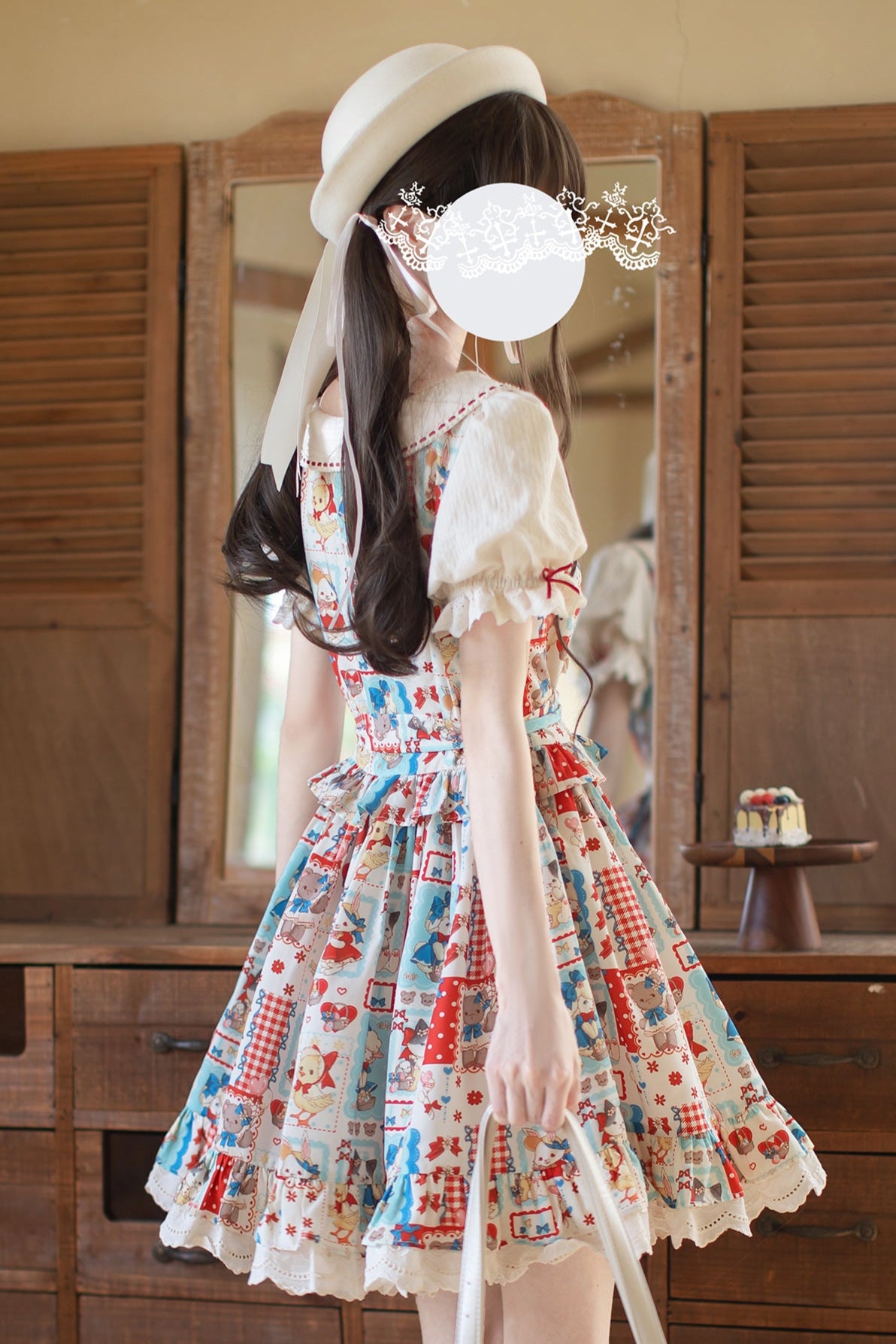 予約商品】レトロポップドールパッチワークワンピース – Belchic