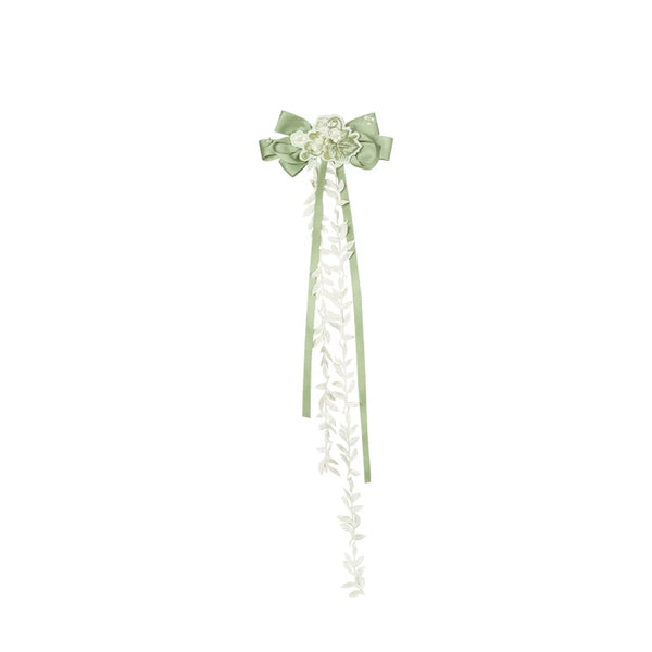 Green Embroidered Lolita One-Piece Dress + Cardigan + Hat + Belt + Accessories