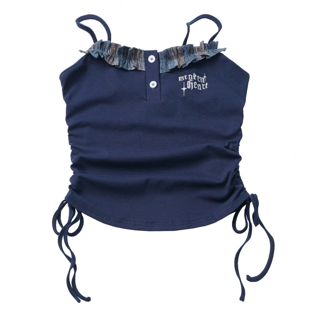 Check Loose Shirt + Tank Top