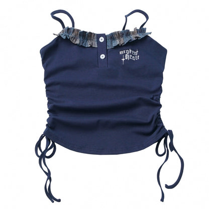 Check Loose Shirt + Tank Top