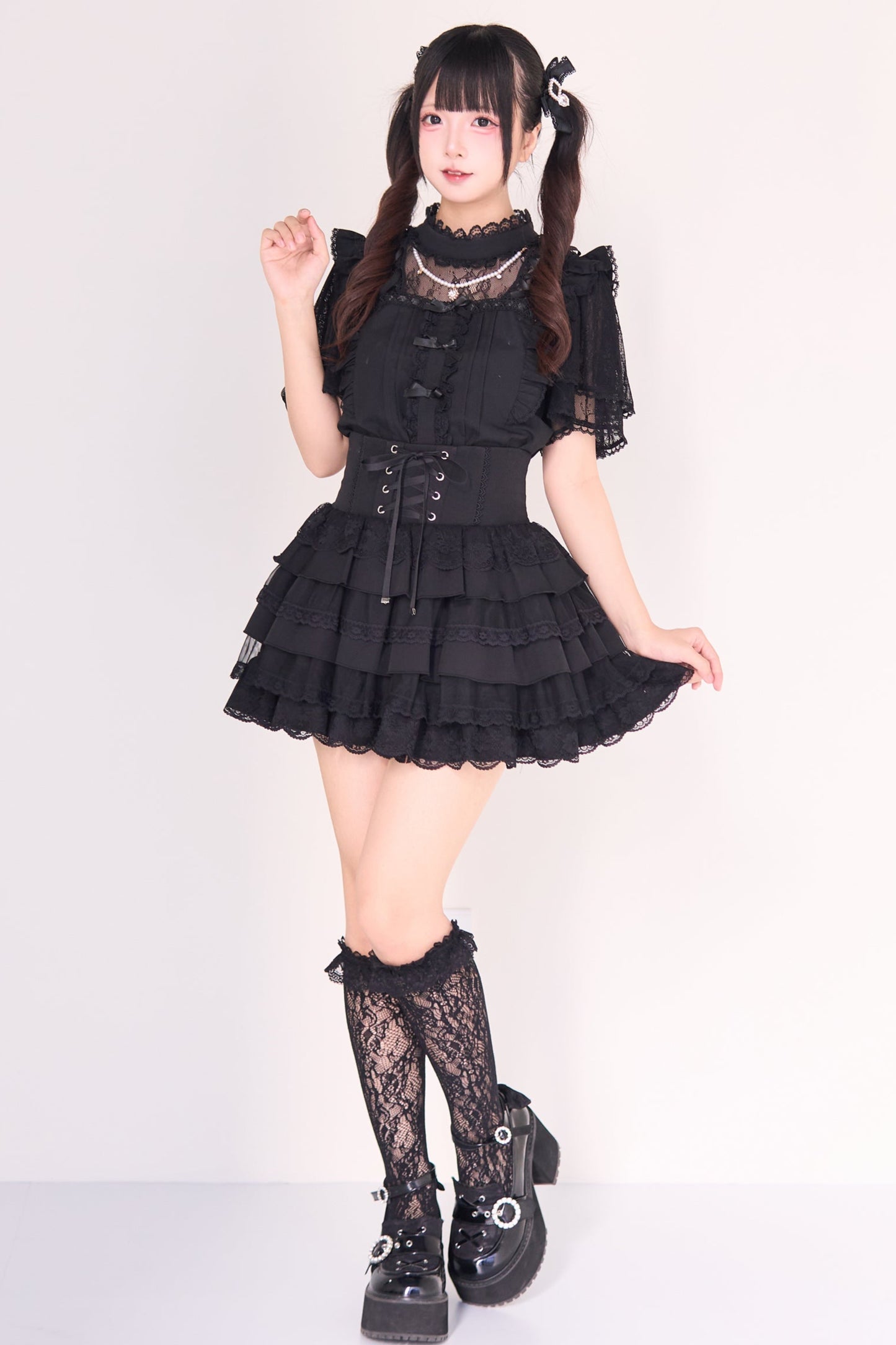 Mine lace top + cake skirt