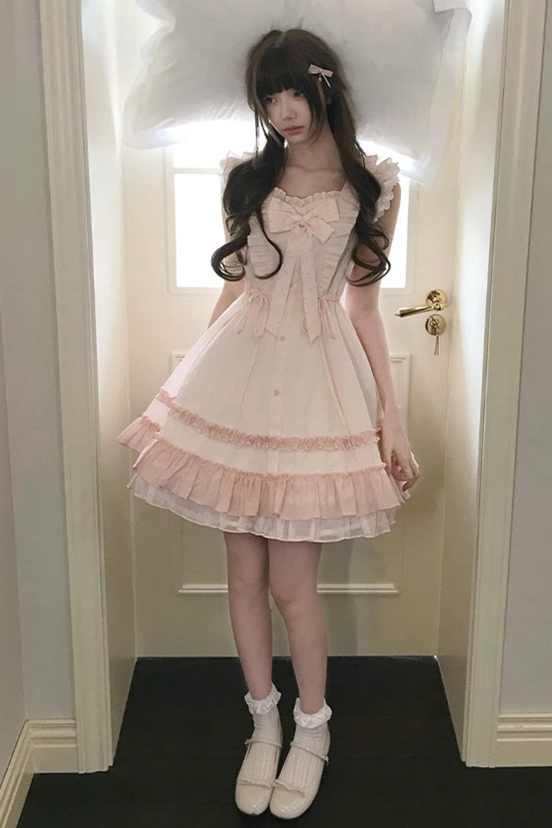 Cherry Blossom Ruffle Dress