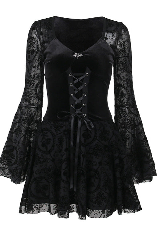 ヴィンテージベルベットリトルブラックドレス