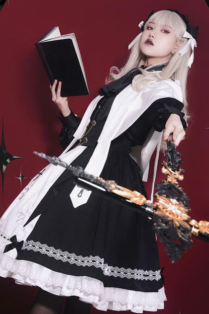 [Reservation product] Prince And Sister Dark Gothic Cloak Suit