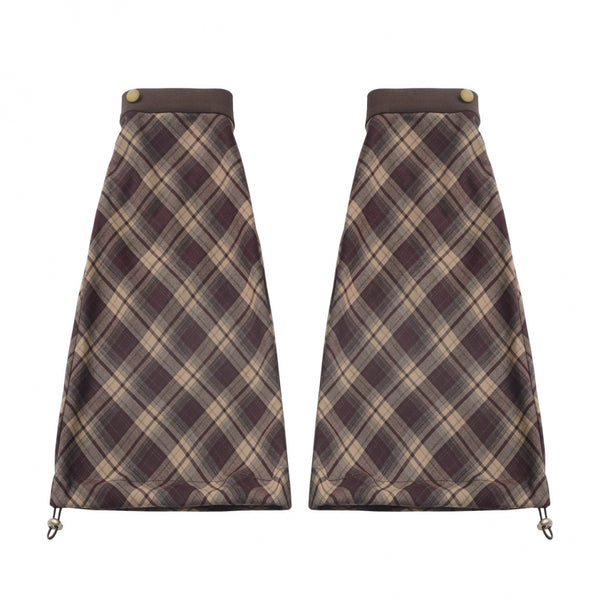 Butter Cocoa Brown Subculture Plaid Set