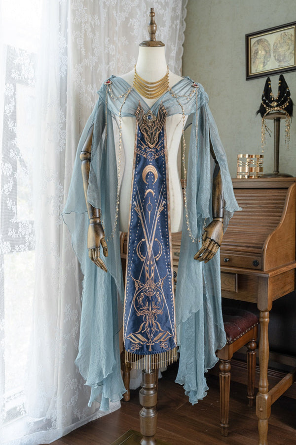 【予約商品】バステトエレガントクラシリーズロリータドレス＋アウター＋ヘッドドレス＋ブレスレット