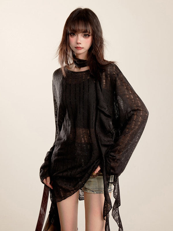 シアーモードアシメトップス