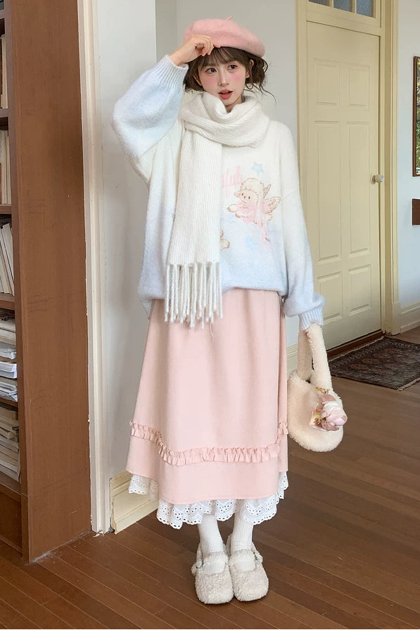 スイートレトロレーススカート