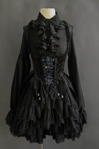 [Reservation deadline on October 15] Color Window Classical Elegant Gothic Lolita Dress/Shirt/Apron