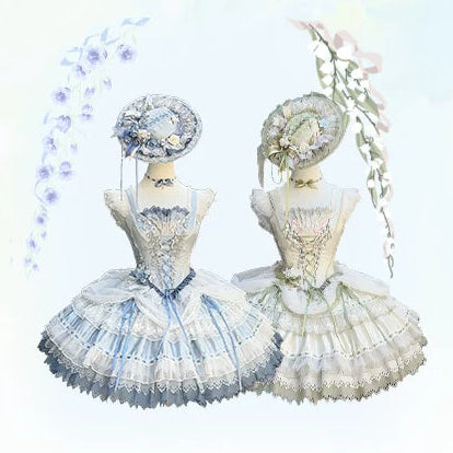 【4月5日予約締切】リリーエンブロイダリーロリータプリンセスコルセットドレス