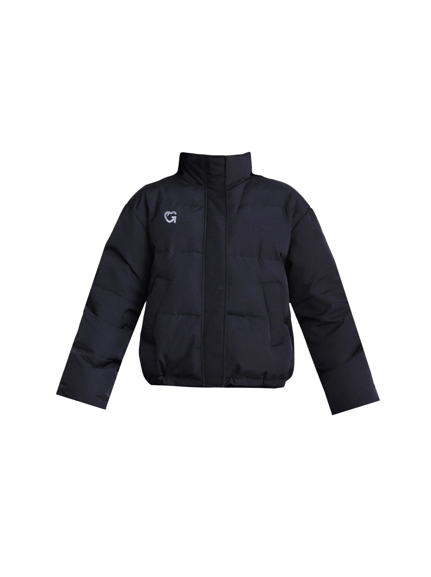 French Logo High Neck Down Jacket