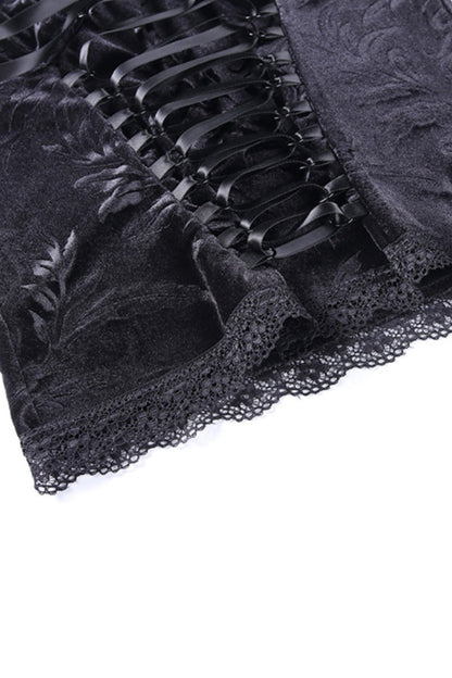 レースコルセットキャミトップス