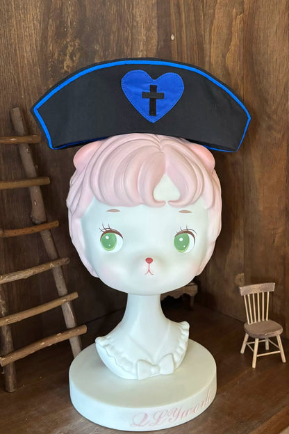 [Bestellung bis 4. Mai] Herz-Kreuz-Krankenschwester-Cosplay-Lolita-Serie Krankenschwester-Hut