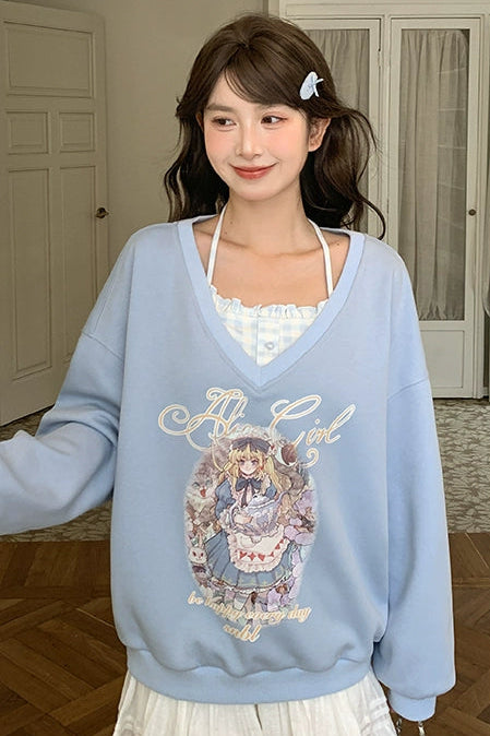 フェアリーテイルフリースラインドトップス