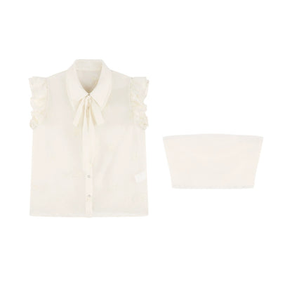 Chic Sheer Sweet Top + Shorts
