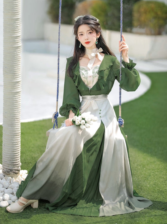 Original Lolita elegant daily tea party dress idyllic classical cla Han elements Lolita dress