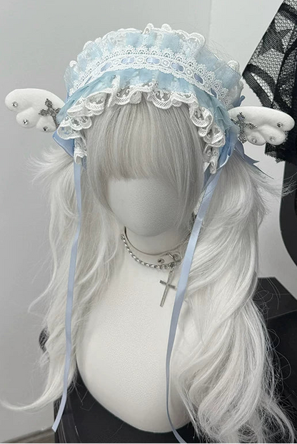 Rhinestone Lace Headdress