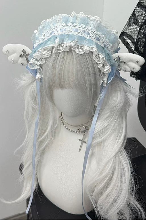 Rhinestone Lace Headdress