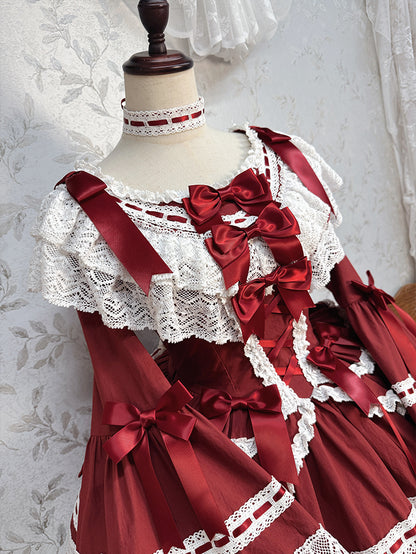 [Deadline for reservation: February 26th] Romantic Lace Doll Ribbon Dress