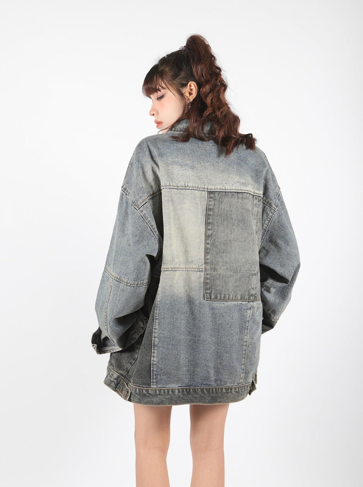 American style wash denim jacket