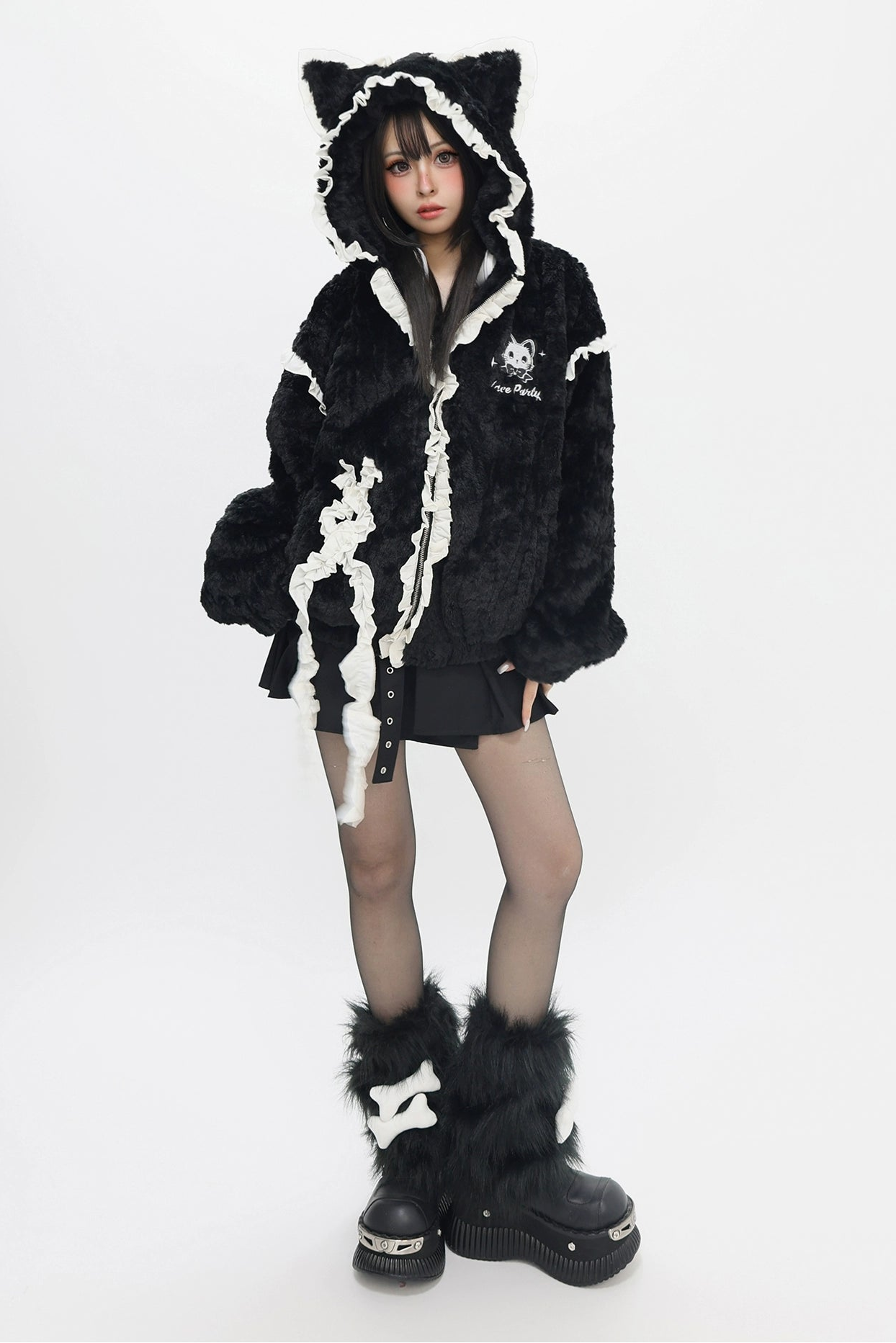 キャットウィッシュフードパーカー