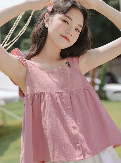 Loose Slim Casual Suspender Flying Sleeveless