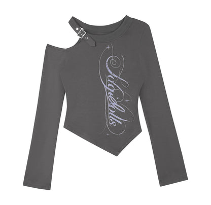 Y2K 오프숄더 탑