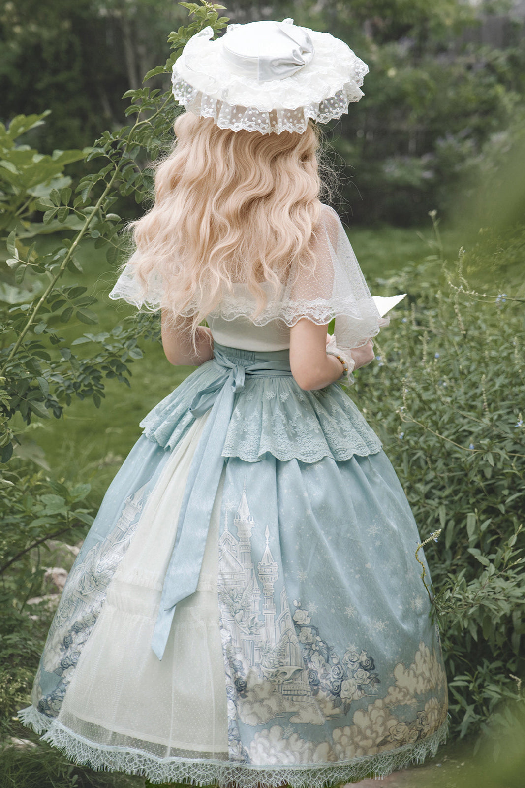Elegant Princess Cape + Camisole + Skirt