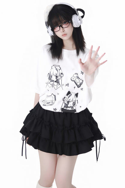 Heat Beat Mode T-Shirt + Skirt Pants
