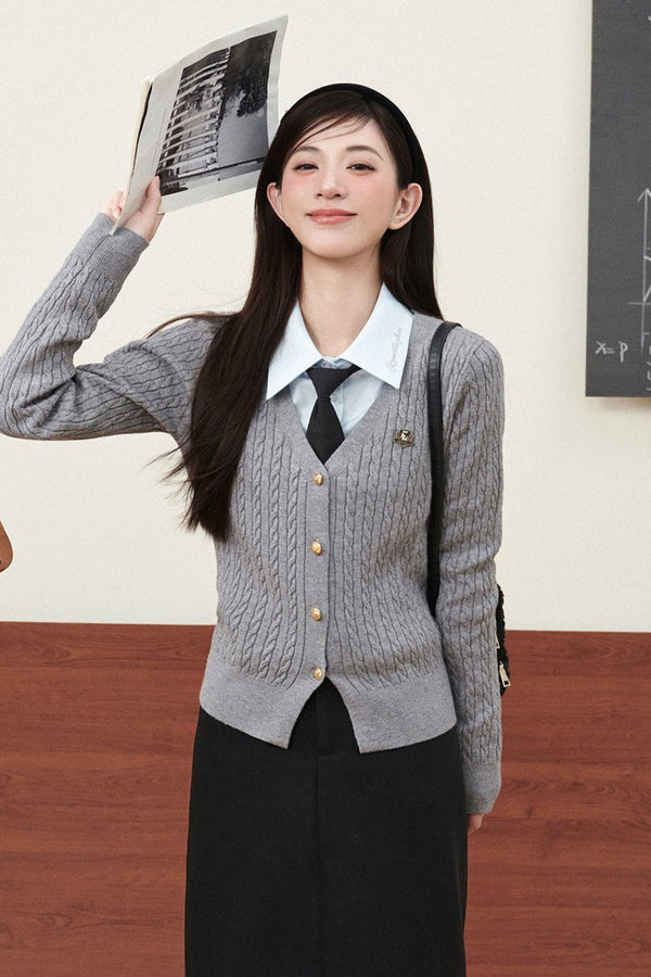 ツイストニットウィンターセーター