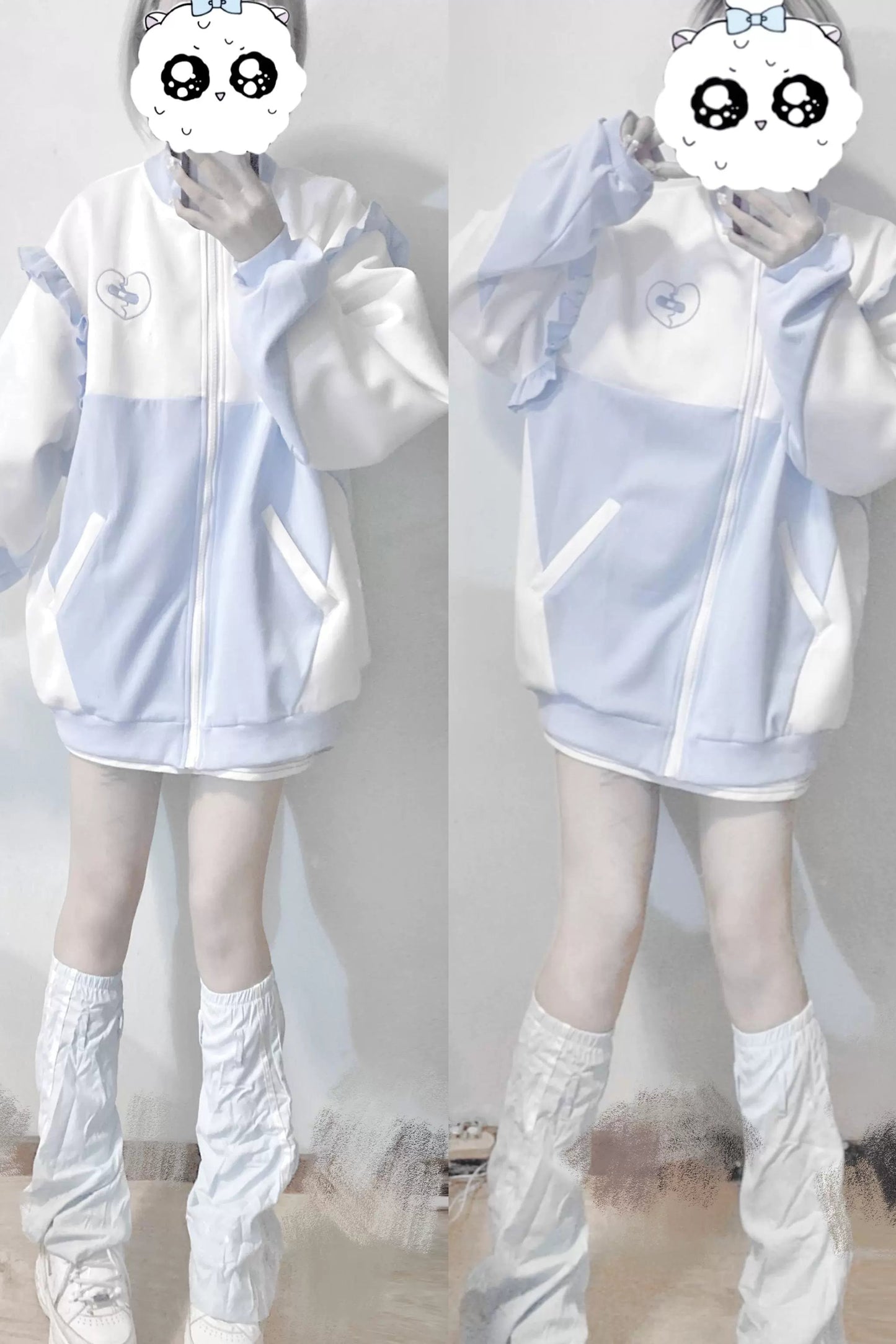 [Second sale spot] Angel OK Bandage|Restless Island original aqua subculture mine loose sportswear