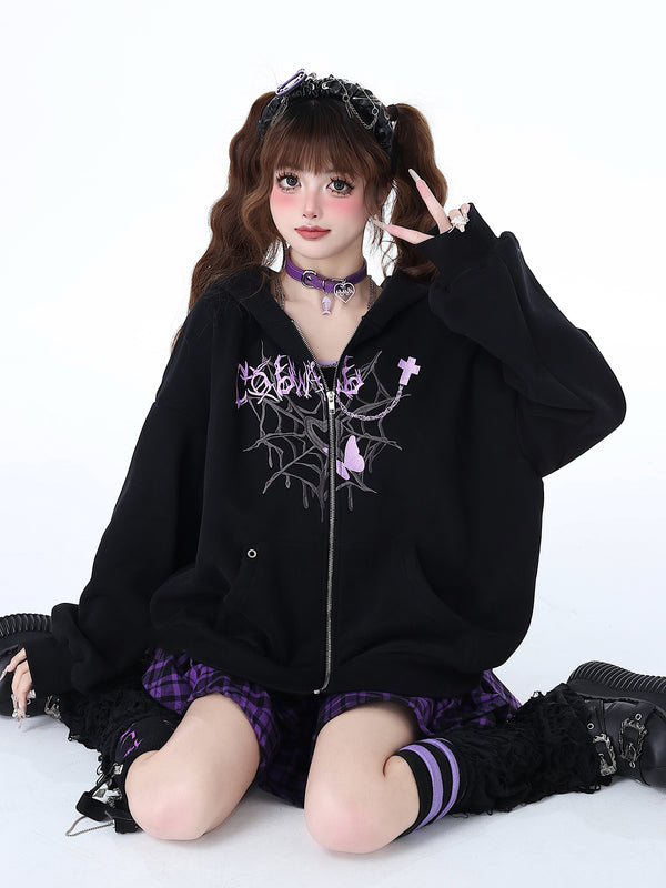 Sweet Punk Niche Loose Versatile Hoodie