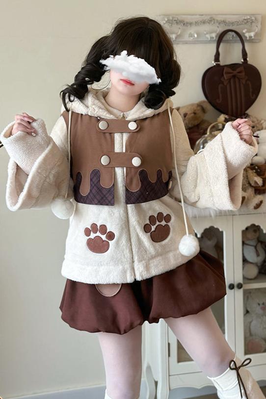 [January 4 reservation deadline] Mousse Bear Farie Hoody Coat Suit Complete